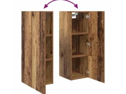 Online vidaXL Wand TV Schrank Set 4-Tlg 200 x 30 x 30 cm Holzwerkstoff 3393465 Altholz