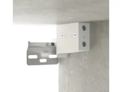 Clearance vidaXL Wand-Nachttisch Betongrau 50x36x40 cm