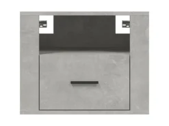 Clearance vidaXL Wand-Nachttisch Betongrau 50x36x40 cm