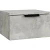 Hot vidaXL Wand-Nachttisch Betongrau 34x30x20 cm