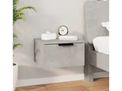 Hot vidaXL Wand-Nachttisch Betongrau 34x30x20 cm