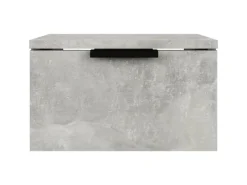 Hot vidaXL Wand-Nachttisch Betongrau 34x30x20 cm
