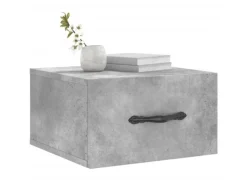 Hot vidaXL Wand-Nachttisch Betongrau 35x35x20 cm Modell 7