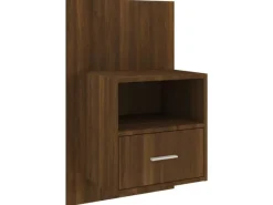 vidaXL Wand-Nachttisch Braun Eichen-Optik Holzwerkstoff Modell 1