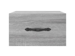 Hot vidaXL Wand-Nachttisch Grau Sonoma 35x35x20 cm Modell 6