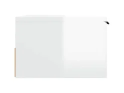 Online vidaXL Wand-Nachttisch Hochglanz-Weiß 34x30x20 cm