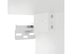 Clearance vidaXL Wand-Nachttisch mit LED-Leuchten Weiß Modell 4