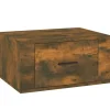 Sale vidaXL Wand-Nachttisch Räuchereiche 50x36x25 cm