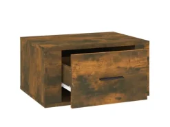 Sale vidaXL Wand-Nachttisch Räuchereiche 50x36x25 cm