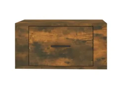 Sale vidaXL Wand-Nachttisch Räuchereiche 50x36x25 cm