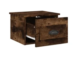 vidaXL Wand-Nachttisch Räuchereiche 41,5x36x28 cm