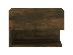 vidaXL Wand-Nachttisch Räuchereiche Holzwerkstoff Modell 4