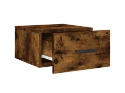 vidaXL Wand-Nachttisch Räuchereiche 35x35x20 cm Modell 3