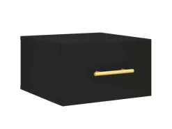 vidaXL Wand-Nachttisch Schwarz 35x35x20 cm Modell 7