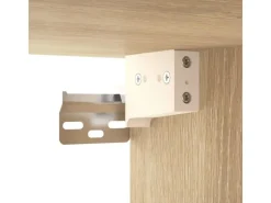 Outlet vidaXL Wand-Nachttisch Sonoma-Eiche 50x30x47 cm