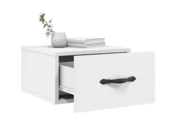 vidaXL Wand-Nachttisch Weiß 35x35x20 cm Modell 2