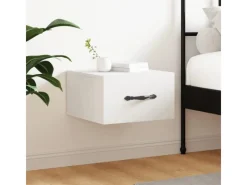 vidaXL Wand-Nachttisch Weiß 35x35x20 cm Modell 2
