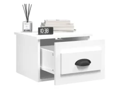Hot vidaXL Wand-Nachttisch Weiß 41,5x36x28 cm