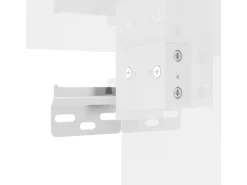 Best vidaXL Wand-Nachttische 2 Stk Hochglanz-Weiß 35x35x20 cm Modell 7