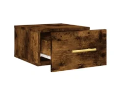 vidaXL Wand-Nachttische 2 Stk Räuchereiche 35x35x20 cm Modell 6