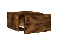 vidaXL Wand-Nachttische 2 Stk Räuchereiche 35x35x20 cm Modell 3