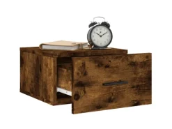 vidaXL Wand-Nachttische 2 Stk Räuchereiche 35x35x20 cm Modell 3