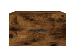 vidaXL Wand-Nachttische 2 Stk Räuchereiche 35x35x20 cm Modell 3