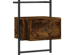 Hot vidaXL Wand-Nachttische 2 Stk Räuchereiche 35x30x51 cm Holzwerkstoff