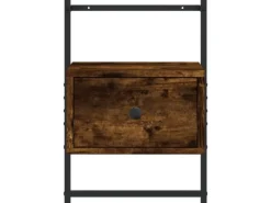 Hot vidaXL Wand-Nachttische 2 Stk Räuchereiche 35x30x51 cm Holzwerkstoff