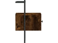 Hot vidaXL Wand-Nachttische 2 Stk Räuchereiche 35x30x51 cm Holzwerkstoff