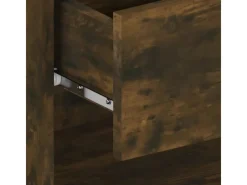 New vidaXL Wand-Nachttische 2 Stk Räuchereiche Holzwerkstoff Modell 4