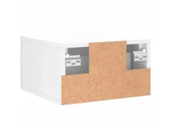 Hot vidaXL Wand-Nachttische 2 Stk Weiß 35x35x20 cm Modell 2