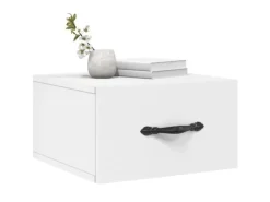 Hot vidaXL Wand-Nachttische 2 Stk Weiß 35x35x20 cm Modell 2