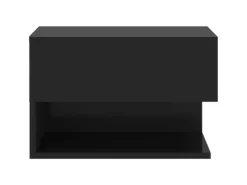 Sale vidaXL Wand-Nachttische 2 Stk Schwarz Holzwerkstoff Modell 4