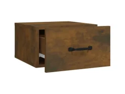 vidaXL Wand-Nachttische 2 Stk Räuchereiche 35x35x20 cm Modell 1