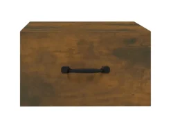 vidaXL Wand-Nachttische 2 Stk Räuchereiche 35x35x20 cm Modell 1