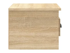 vidaXL Wand-Nachttische 2 Stk Sonoma-Eiche 41,5x36x28 cm