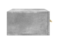 New vidaXL Wand-Nachttische 2 Stk Betongrau 35x35x20 cm Modell 5