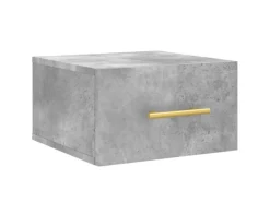 New vidaXL Wand-Nachttische 2 Stk Betongrau 35x35x20 cm Modell 5