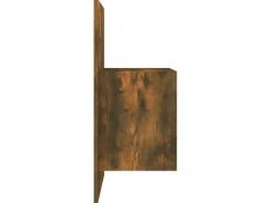 vidaXL Wand-Nachttische 2 Stk Räuchereiche Holzwerkstoff Modell 1