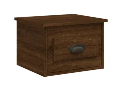 vidaXL Wand-Nachttische 2 Stk Braun Eichen-Optik 41,5x36x28 cm