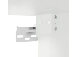 vidaXL Wand-Nachttische 2 Stk Weiß 35x35x20 cm Modell 5