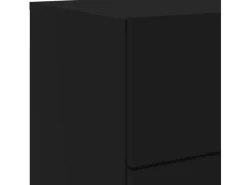 Best vidaXL Wand-Nachttische mit LED-Leuchten 2 Stk Schwarz Modell 5