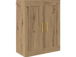 vidaXL Wandschrank Artisan-Eiche 69,5 x 34 x 90 cm Holzwerkstoff 882425