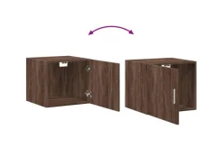 Outlet vidaXL Wandschrank Braun Eichen-Optik 45x42,5x40 cm Holzwerkstoff 846109 Eiche Braun