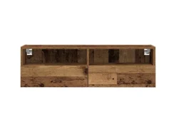 Sale vidaXL Wand-TV-Schrank 2 Stk 100x30x30cm Holzwerkstoff 862189 Altholz