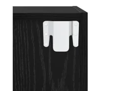 vidaXL Wand-TV-Schrank 4 Stk Schwarz Eichen-Optik 37 x 37 x 72 cm 3393562