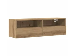 vidaXL Wand-TV-Schrank 2 Stk Artisan-Eiche 100x30x30cm Holzwerkstoff 862191