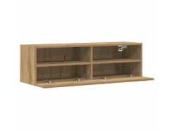 vidaXL Wand-TV-Schrank 2 Stk Artisan-Eiche 100x30x30cm Holzwerkstoff 862191