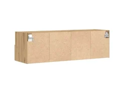 vidaXL Wand-TV-Schrank 2 Stk Artisan-Eiche 100x30x30cm Holzwerkstoff 862191